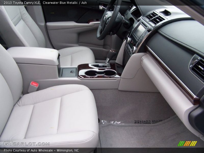 Clearwater Blue Metallic / Ash 2013 Toyota Camry XLE