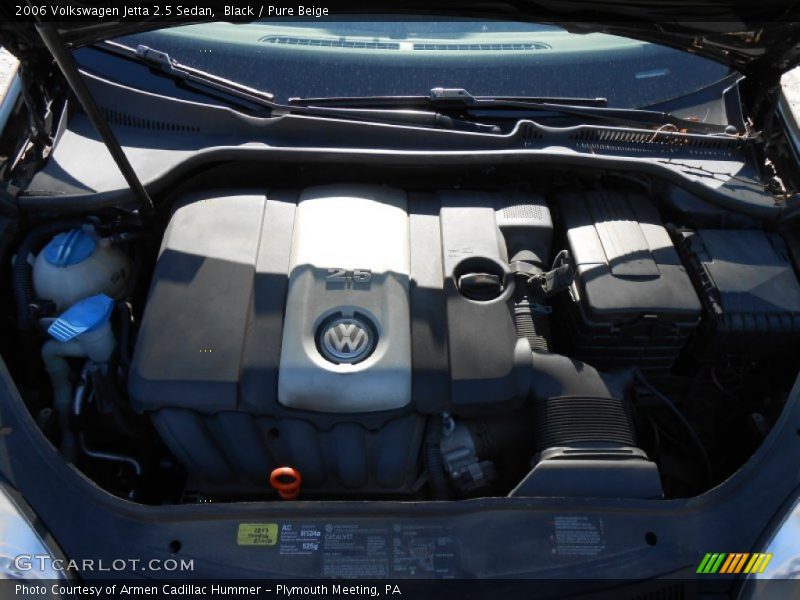 Black / Pure Beige 2006 Volkswagen Jetta 2.5 Sedan