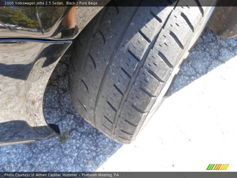 Black / Pure Beige 2006 Volkswagen Jetta 2.5 Sedan