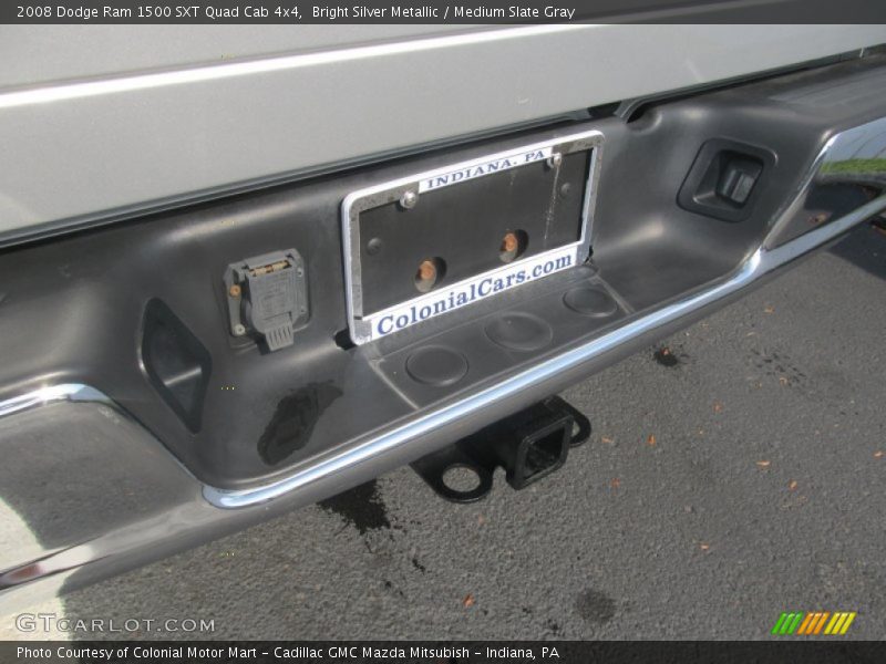 Bright Silver Metallic / Medium Slate Gray 2008 Dodge Ram 1500 SXT Quad Cab 4x4