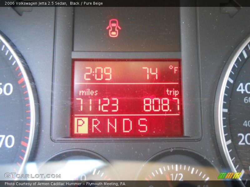 Black / Pure Beige 2006 Volkswagen Jetta 2.5 Sedan