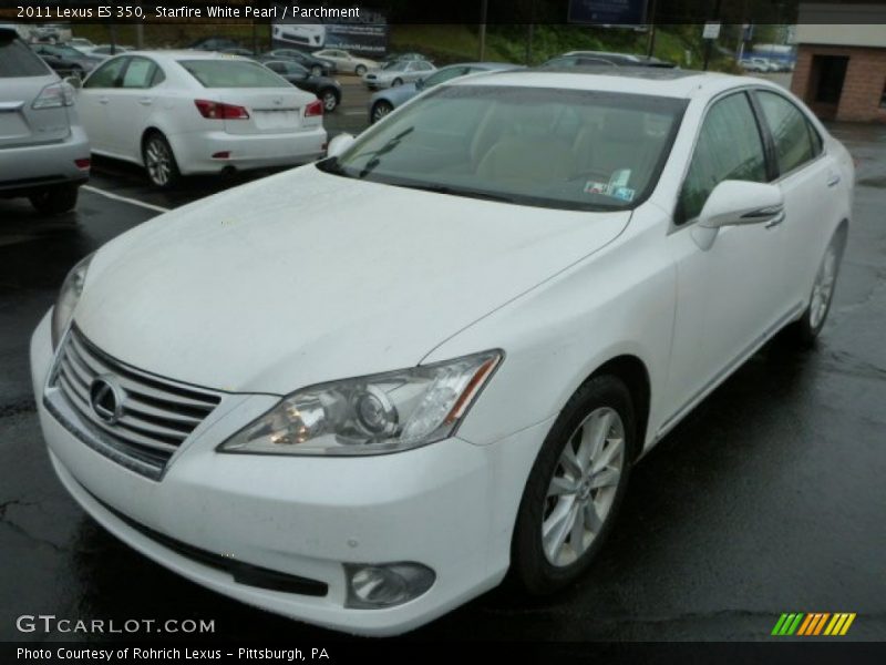 Starfire White Pearl / Parchment 2011 Lexus ES 350