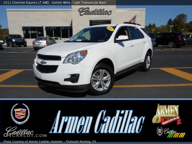 Summit White / Light Titanium/Jet Black 2011 Chevrolet Equinox LT AWD
