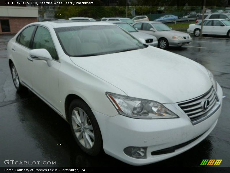 Starfire White Pearl / Parchment 2011 Lexus ES 350