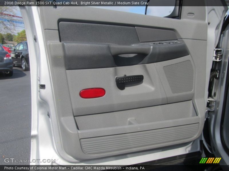 Bright Silver Metallic / Medium Slate Gray 2008 Dodge Ram 1500 SXT Quad Cab 4x4