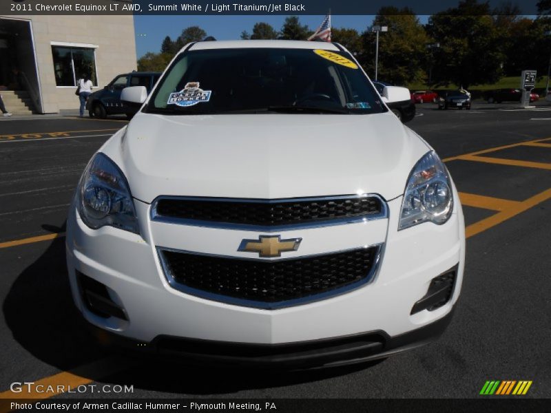 Summit White / Light Titanium/Jet Black 2011 Chevrolet Equinox LT AWD