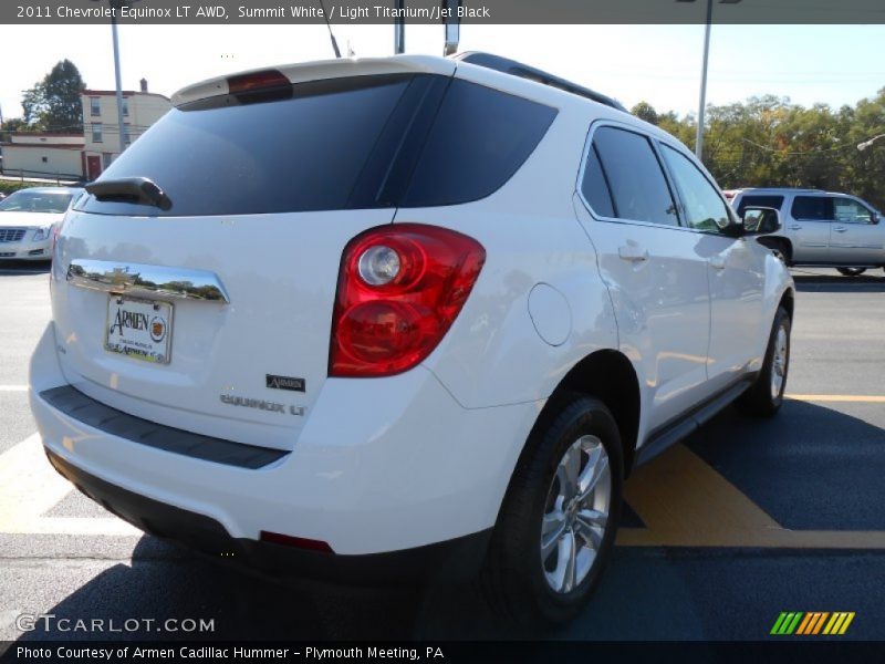 Summit White / Light Titanium/Jet Black 2011 Chevrolet Equinox LT AWD