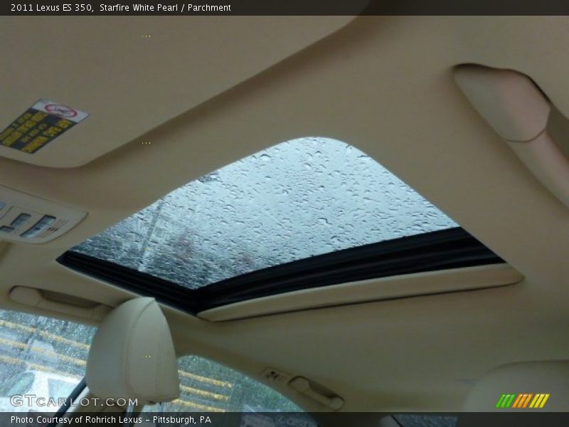 Starfire White Pearl / Parchment 2011 Lexus ES 350