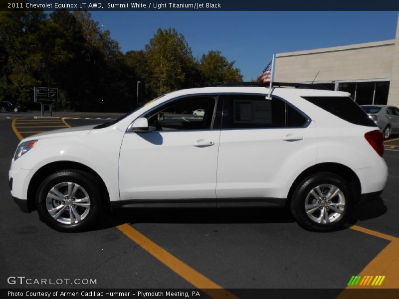 Summit White / Light Titanium/Jet Black 2011 Chevrolet Equinox LT AWD