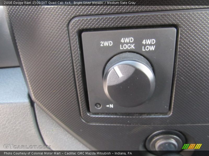 Bright Silver Metallic / Medium Slate Gray 2008 Dodge Ram 1500 SXT Quad Cab 4x4