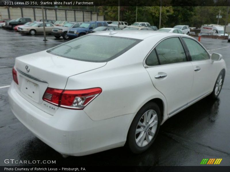 Starfire White Pearl / Parchment 2011 Lexus ES 350