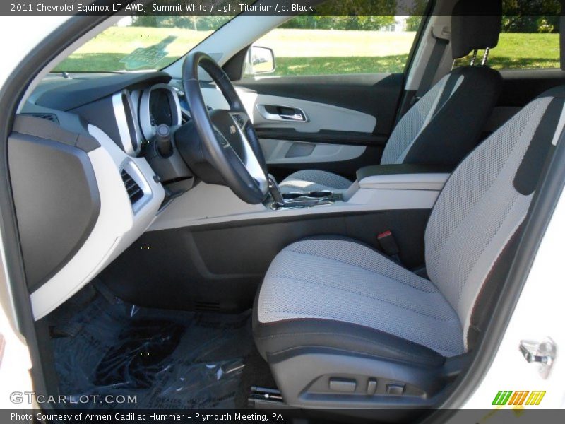 Summit White / Light Titanium/Jet Black 2011 Chevrolet Equinox LT AWD