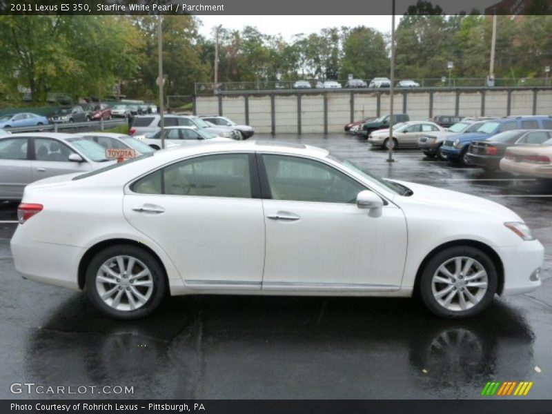 Starfire White Pearl / Parchment 2011 Lexus ES 350