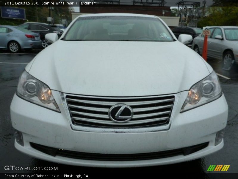 Starfire White Pearl / Parchment 2011 Lexus ES 350