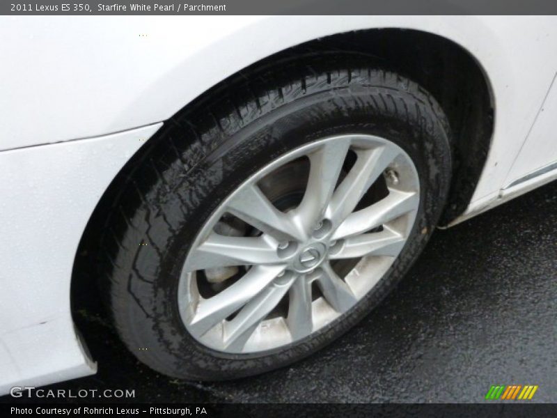 Starfire White Pearl / Parchment 2011 Lexus ES 350