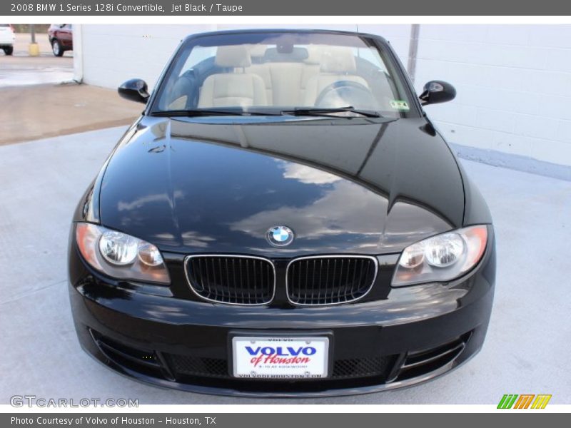 Jet Black / Taupe 2008 BMW 1 Series 128i Convertible