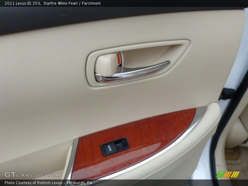 Starfire White Pearl / Parchment 2011 Lexus ES 350