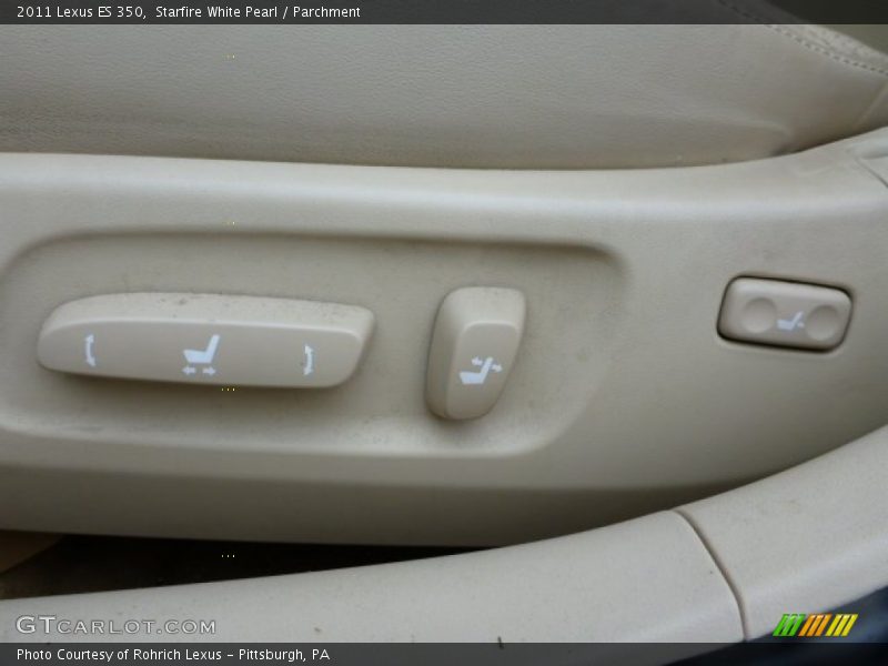 Starfire White Pearl / Parchment 2011 Lexus ES 350