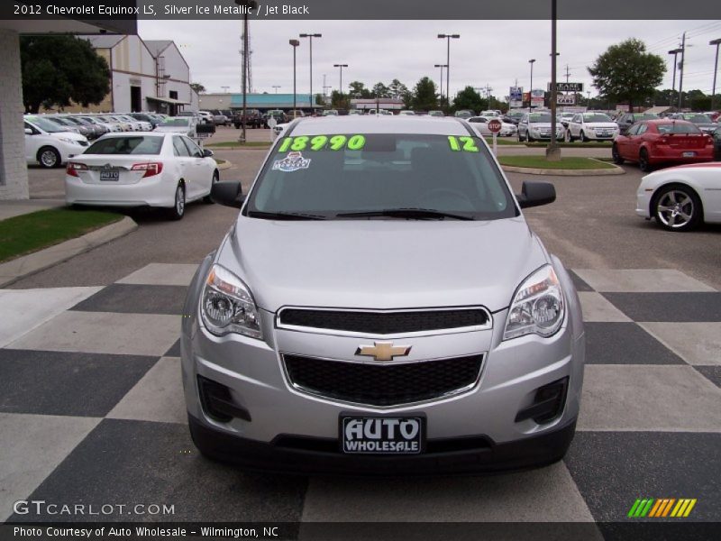 Silver Ice Metallic / Jet Black 2012 Chevrolet Equinox LS