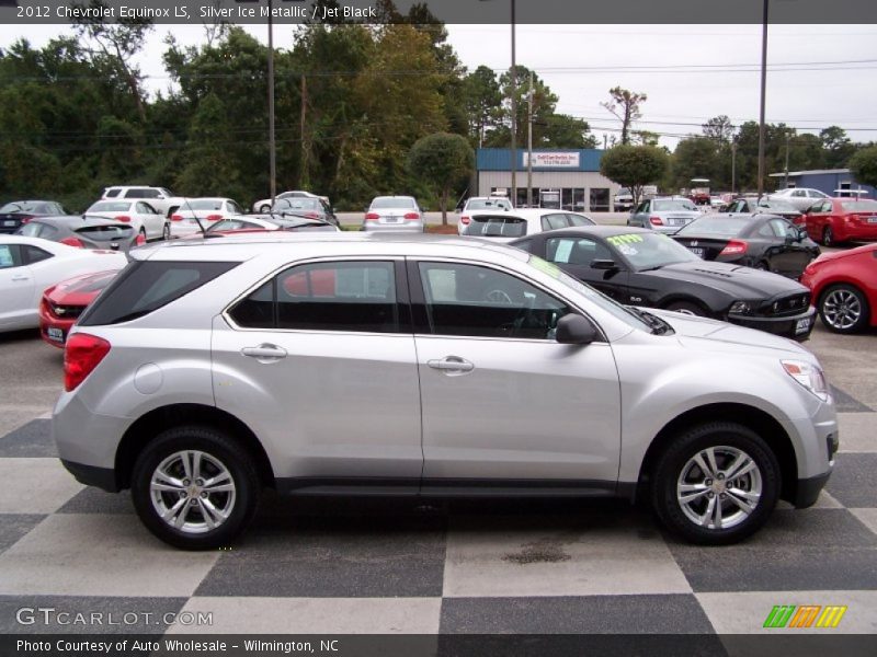 Silver Ice Metallic / Jet Black 2012 Chevrolet Equinox LS