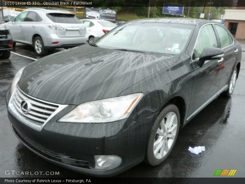 Obsidian Black / Parchment 2010 Lexus ES 350