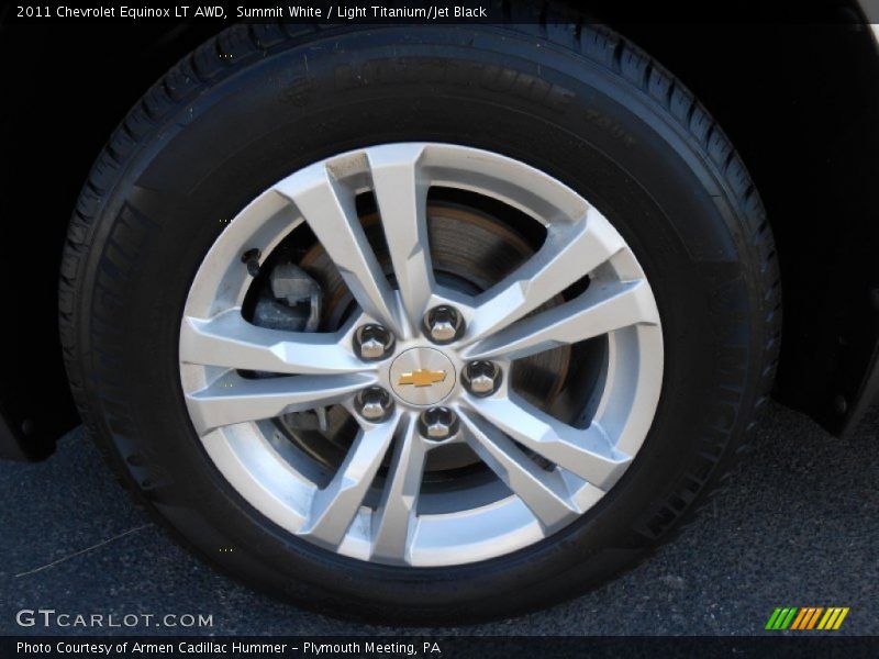 Summit White / Light Titanium/Jet Black 2011 Chevrolet Equinox LT AWD