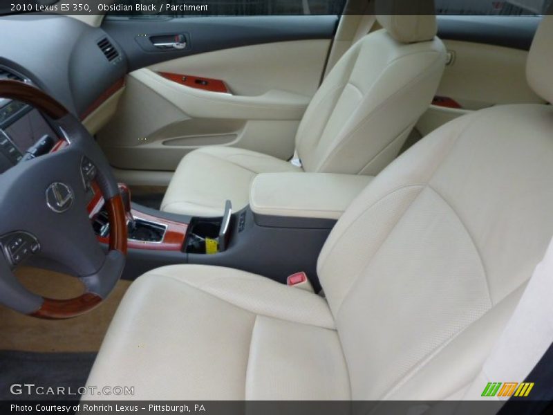 Obsidian Black / Parchment 2010 Lexus ES 350