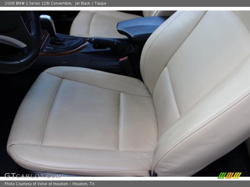 Jet Black / Taupe 2008 BMW 1 Series 128i Convertible