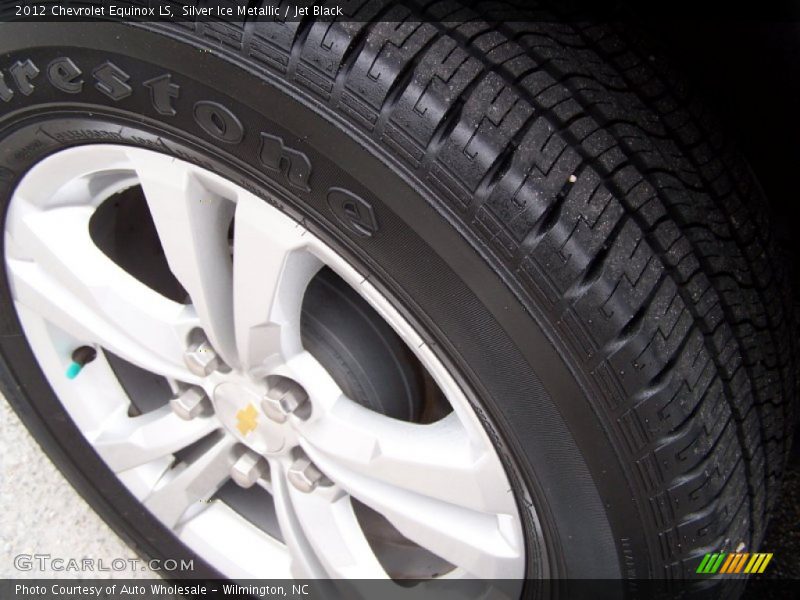 Silver Ice Metallic / Jet Black 2012 Chevrolet Equinox LS