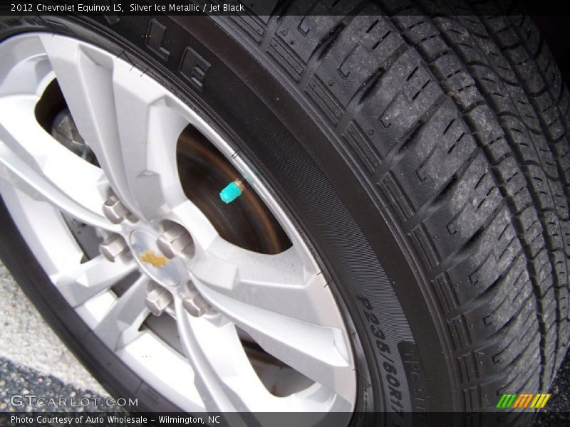 Silver Ice Metallic / Jet Black 2012 Chevrolet Equinox LS