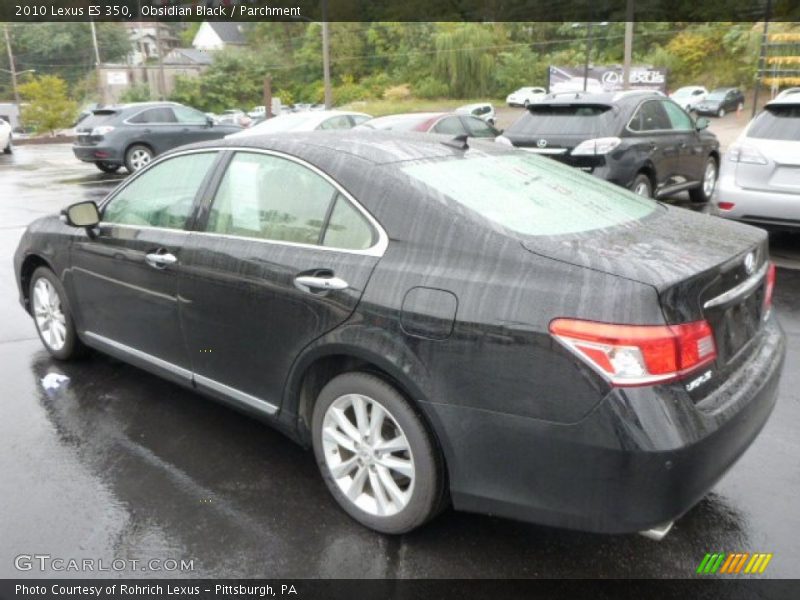 Obsidian Black / Parchment 2010 Lexus ES 350
