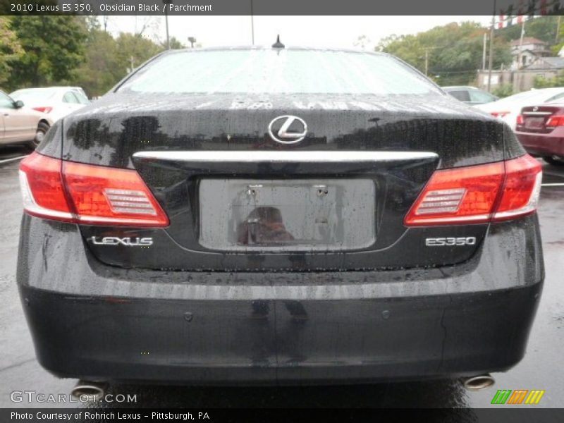Obsidian Black / Parchment 2010 Lexus ES 350