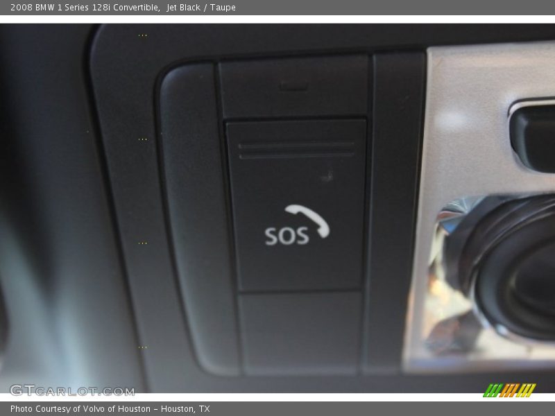 Jet Black / Taupe 2008 BMW 1 Series 128i Convertible