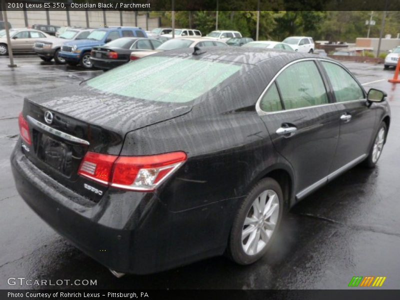 Obsidian Black / Parchment 2010 Lexus ES 350