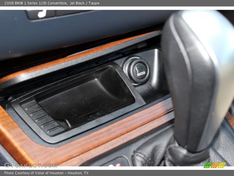 Jet Black / Taupe 2008 BMW 1 Series 128i Convertible