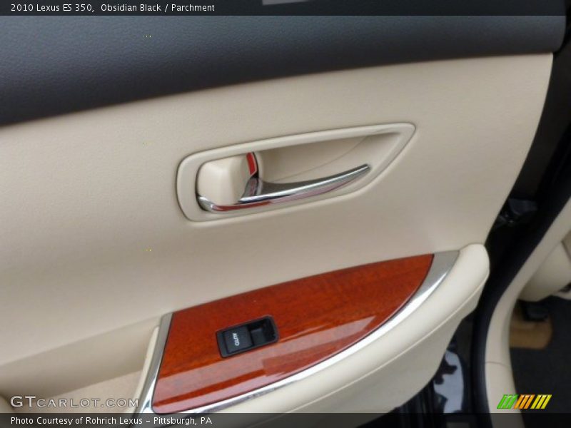 Obsidian Black / Parchment 2010 Lexus ES 350