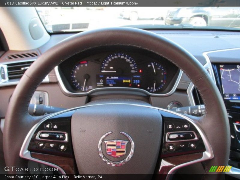 Crystal Red Tintcoat / Light Titanium/Ebony 2013 Cadillac SRX Luxury AWD