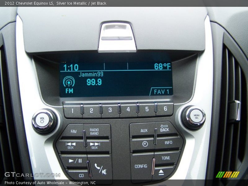 Silver Ice Metallic / Jet Black 2012 Chevrolet Equinox LS
