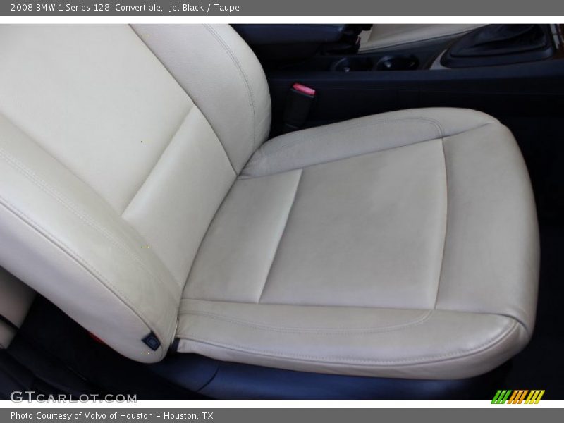 Jet Black / Taupe 2008 BMW 1 Series 128i Convertible