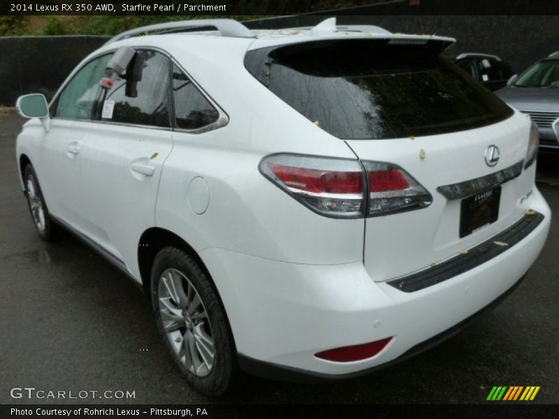 Starfire Pearl / Parchment 2014 Lexus RX 350 AWD