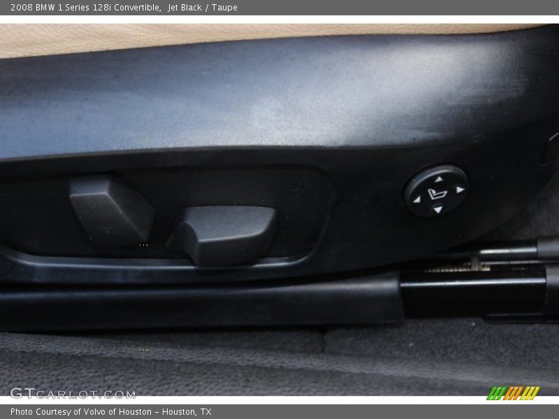 Jet Black / Taupe 2008 BMW 1 Series 128i Convertible