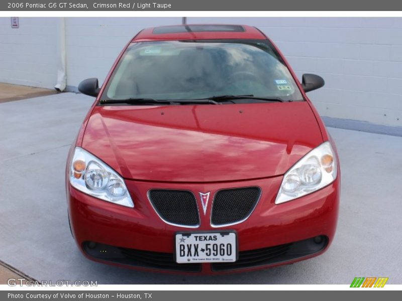 Crimson Red / Light Taupe 2006 Pontiac G6 GT Sedan