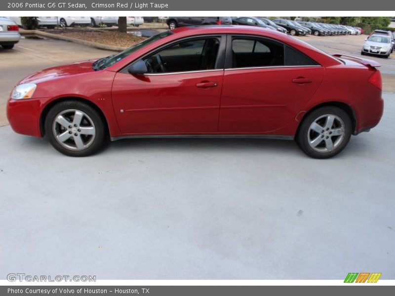 Crimson Red / Light Taupe 2006 Pontiac G6 GT Sedan