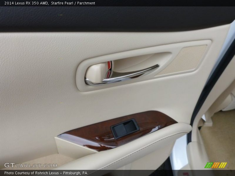 Starfire Pearl / Parchment 2014 Lexus RX 350 AWD