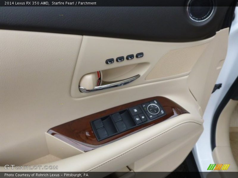 Starfire Pearl / Parchment 2014 Lexus RX 350 AWD