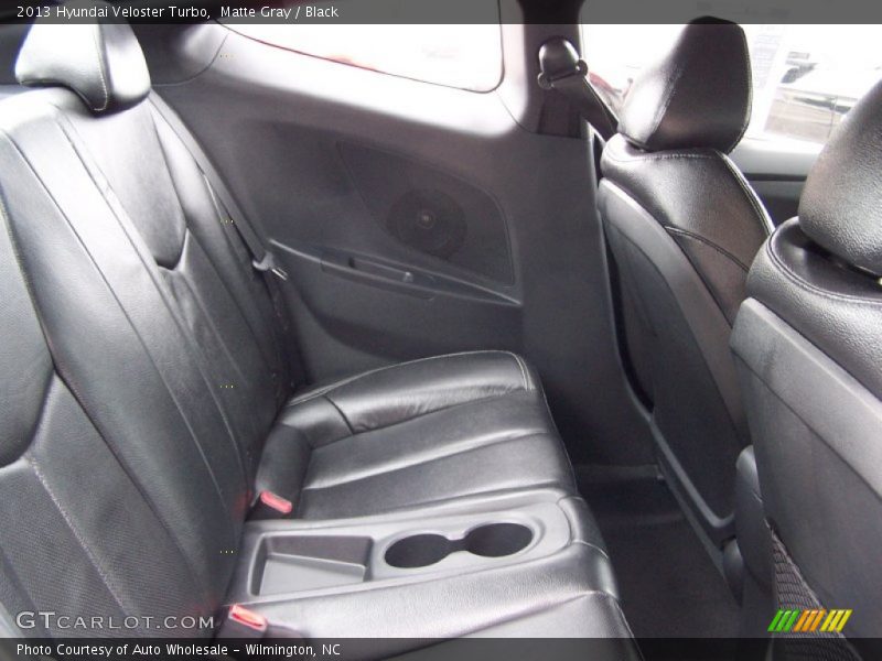 Matte Gray / Black 2013 Hyundai Veloster Turbo