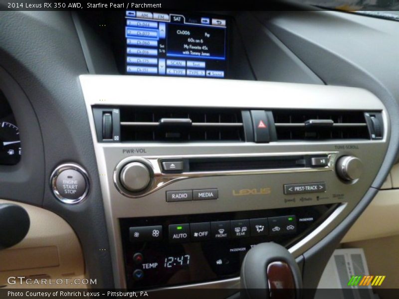 Starfire Pearl / Parchment 2014 Lexus RX 350 AWD