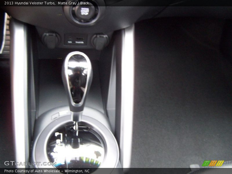 Matte Gray / Black 2013 Hyundai Veloster Turbo