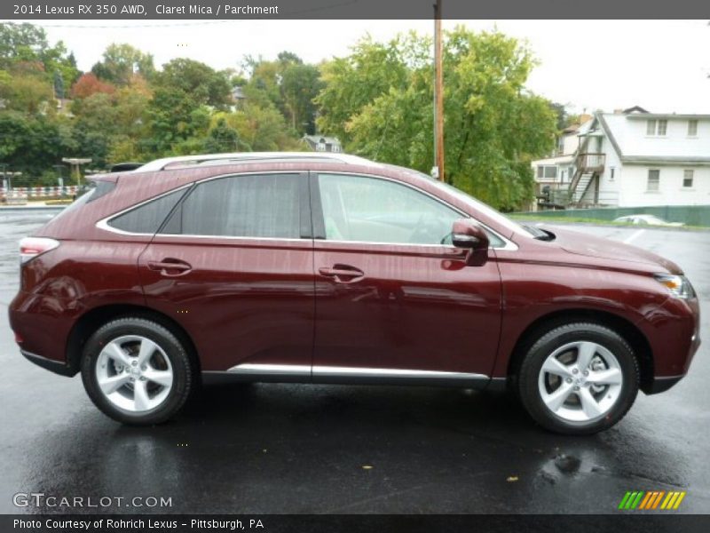 Claret Mica / Parchment 2014 Lexus RX 350 AWD