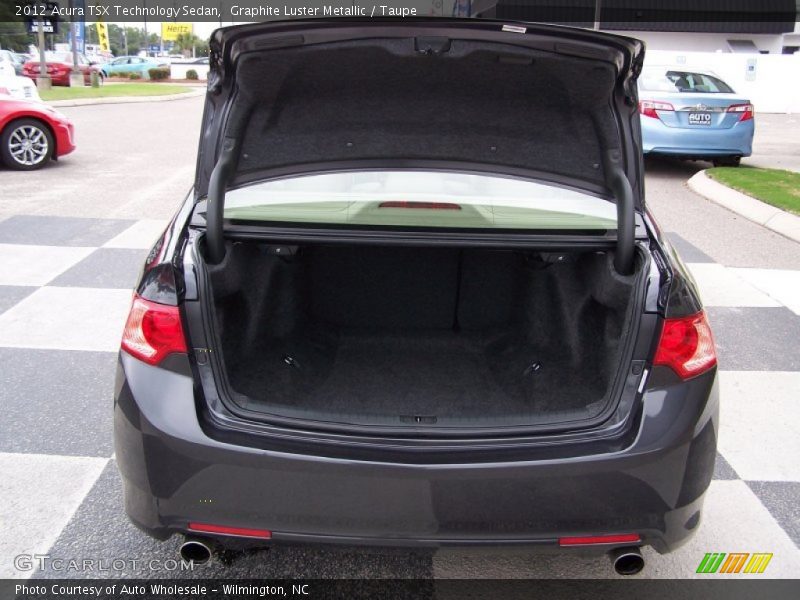 Graphite Luster Metallic / Taupe 2012 Acura TSX Technology Sedan